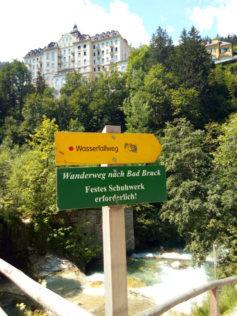Vodopád Gasteiner Wasserfall Bad Gastein