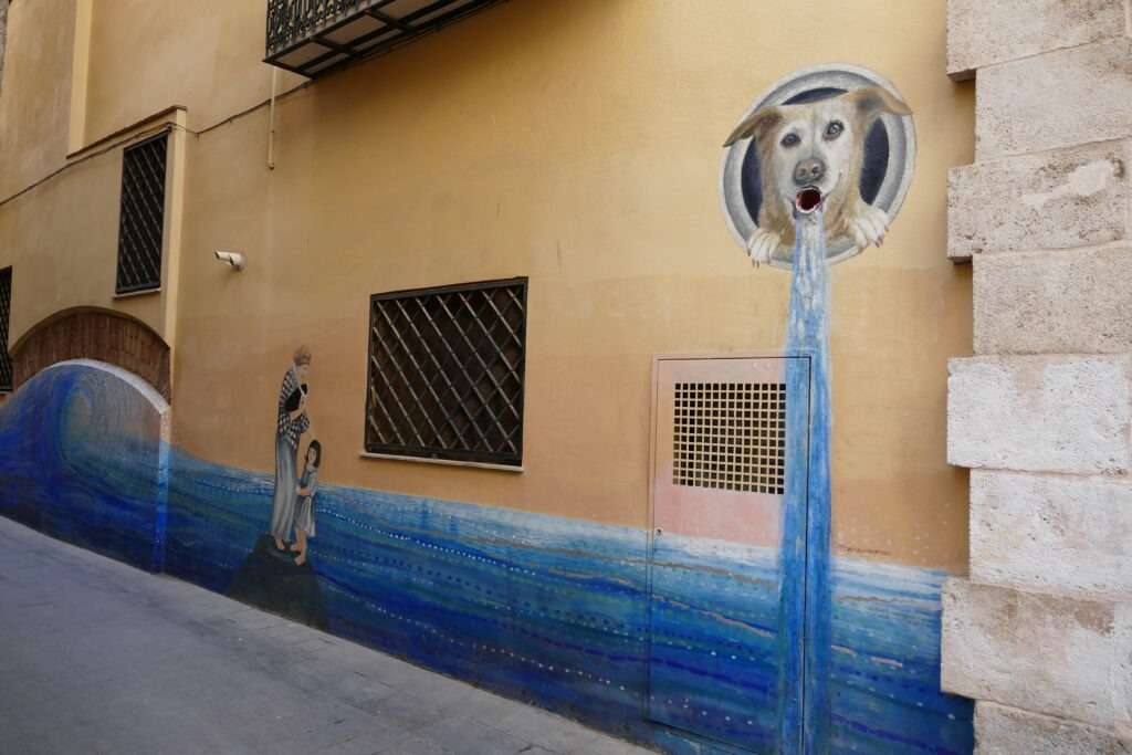 Street art, malba za zdi