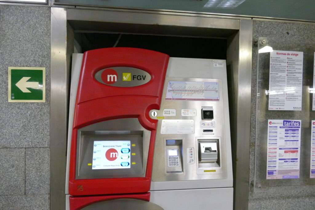 Automat na jízdenky v metru