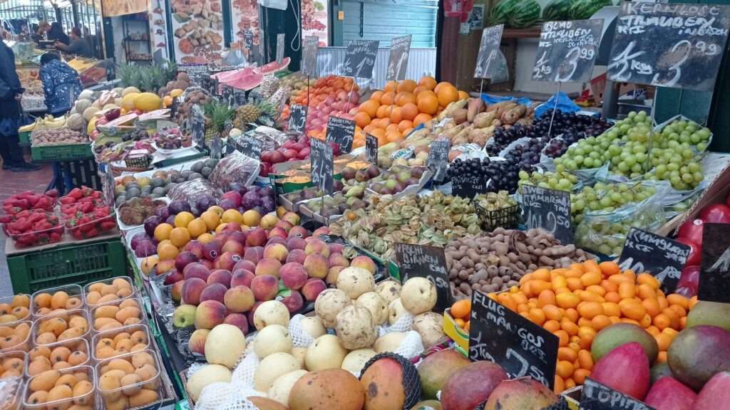 Ovoce na tržnici