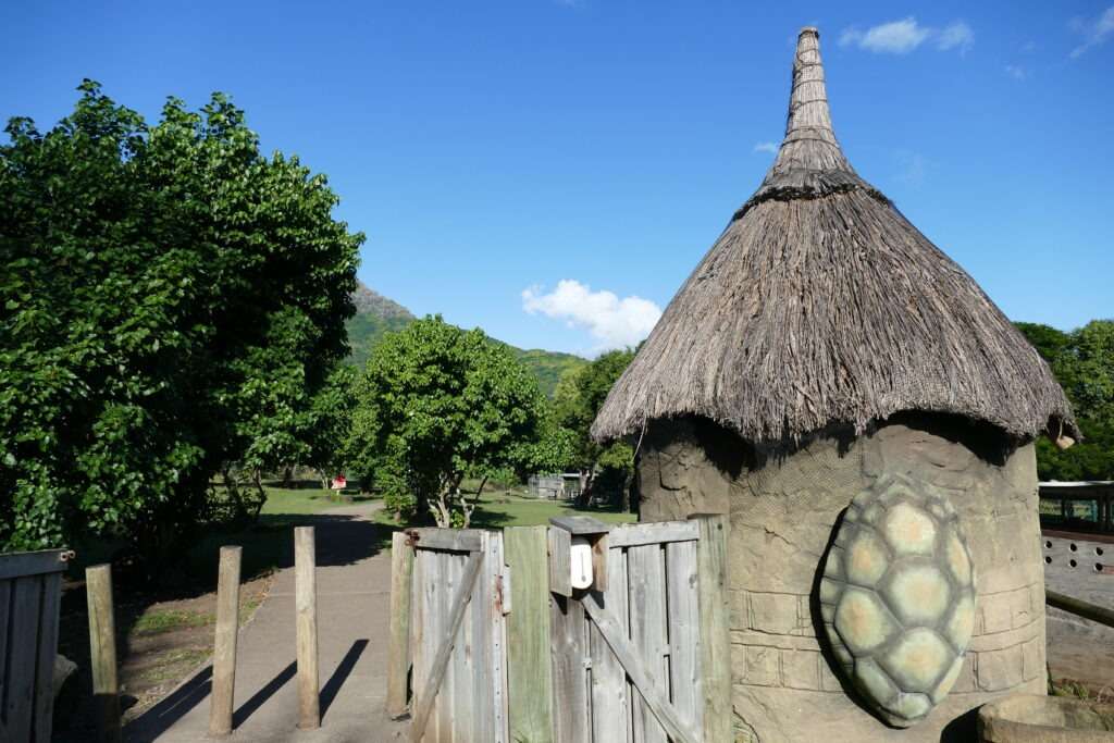 Domeček s kulatou střechou a krunýřem želvy