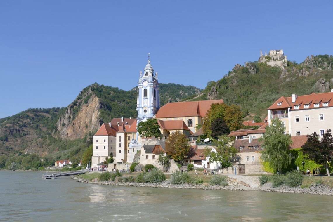 Pohled na městečko Dürnstein