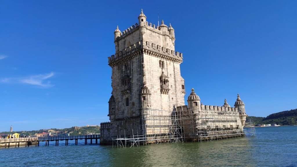 Belémská věž (Torre de Belém), historická památka UNESCO v Lisabonu