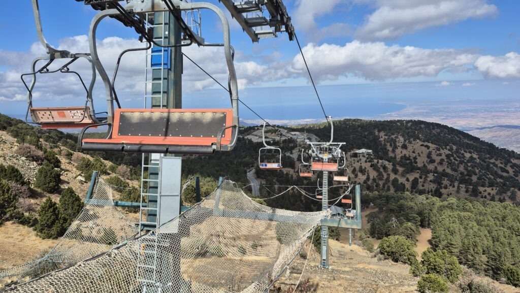 Lanovka u vleku na Kypru